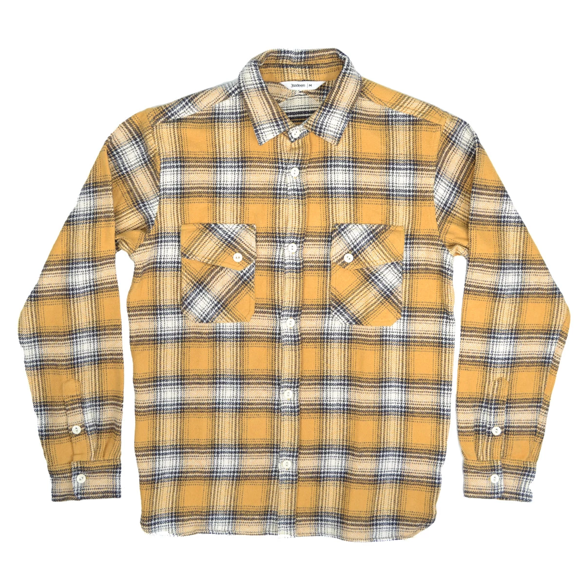 3SIXTEEN CROSSCUT FLANNEL - DIJON Clothing 3 3SIXTEEN CROSSCUT FLANNEL - DIJON Clothing