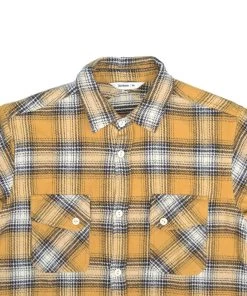 3SIXTEEN CROSSCUT FLANNEL - DIJON Clothing 7 3SIXTEEN CROSSCUT FLANNEL - DIJON Clothing