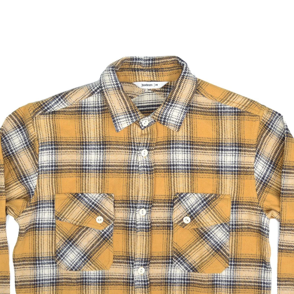 3SIXTEEN CROSSCUT FLANNEL - DIJON Clothing 5 3SIXTEEN CROSSCUT FLANNEL - DIJON Clothing