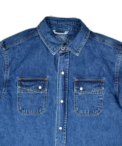 3SIXTEEN CROSSCUT WESTERN - STONEWASHED DENIM