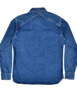 3SIXTEEN CROSSCUT WESTERN - STONEWASHED DENIM