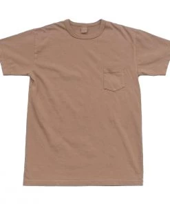 3SIXTEEN GARMENT DYED POCKET TEE - SAND Clothing