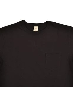 3SIXTEEN HEAVYWEIGHT POCKET TEE - BLACK Sale