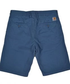 CARHARTT WORK IN PROGRESS Sale JOHNSON TWILL SHORTS - BLUE IRIS