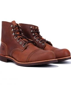 RED WING HERITAGE IRON RANGER STYLE 8085 - COPPER ROUGH & TOUGH Shoes
