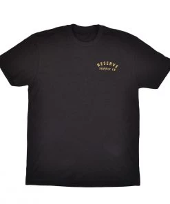 RESERVE SUPPLY COMPANY CHECKER FLAG TEE - BLACK Clothing 7 RESERVE SUPPLY COMPANY CHECKER FLAG TEE - BLACK Clothing
