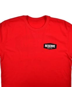 RESERVE SUPPLY COMPANY NINE LIVES TEE - RED Clothing