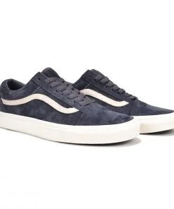 VANS Shoes OLD SKOOL PIG SUEDE - PARISIAN NIGHT SNOW WHITE