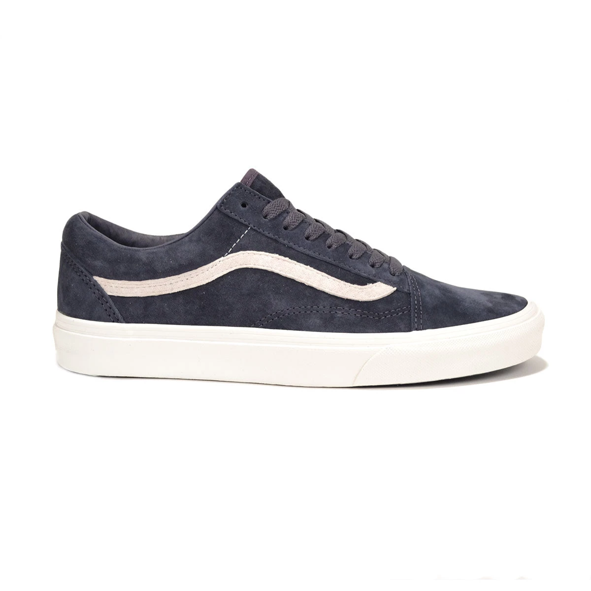 VANS Shoes OLD SKOOL PIG SUEDE - PARISIAN NIGHT SNOW WHITE 4 VANS Shoes OLD SKOOL PIG SUEDE - PARISIAN NIGHT SNOW WHITE