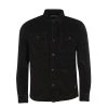 BARBOUR CORD OVERSHIRT - BLACK Clothing