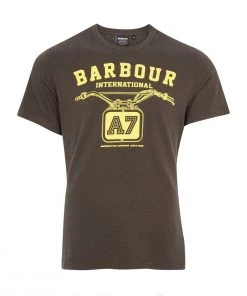 BARBOUR INTERNATIONAL LEGENDARY A7 TEE - FOREST Clothing