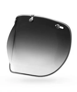 BELL 3-SNAP BUBBLE DLX SHIELD - SMOKE GRADIENT Motorcycle Gear