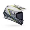 BELL Motorcycle Gear MX-9 ADVENTURE MIPS - DALTON GLOSS WHITE/HI-VIZ YELLOW