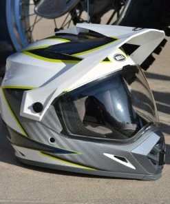 BELL Motorcycle Gear MX-9 ADVENTURE MIPS - DALTON GLOSS WHITE/HI-VIZ YELLOW