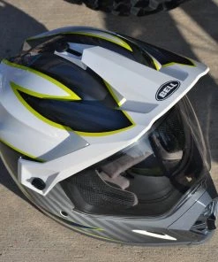 BELL Motorcycle Gear MX-9 ADVENTURE MIPS - DALTON GLOSS WHITE/HI-VIZ YELLOW