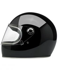 BILTWELL GRINGO S ECE FULL FACE HELMET - GLOSS BLACK