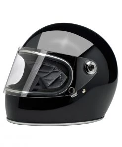 BILTWELL GRINGO S ECE FULL FACE HELMET - GLOSS BLACK