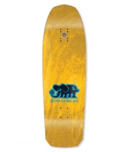 BLACK LABEL Skateboards LUCERO CROSS DECK - YELLOW STAIN