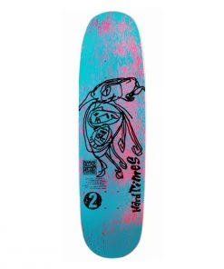 BLOCKHEAD HARD TIMES 2 MODERN DECK - BLUE ACID SPLATTER