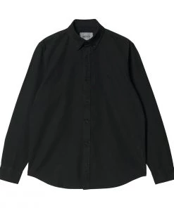 CARHARTT WORK IN PROGRESS BOLTON SHIRT - BLACK