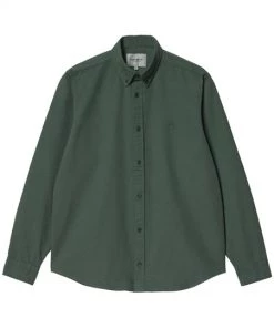 CARHARTT WORK IN PROGRESS Clothing BOLTON SHIRT - HEMLOCK GREEN