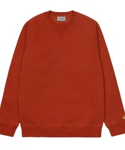 CARHARTT WORK IN PROGRESS Sale CHASE SWEATSHIRT - COPPERTON GOLD