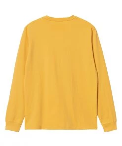 CARHARTT WORK IN PROGRESS Clothing LONG SLEEVE POCKET T-SHIRT - POPSICLE