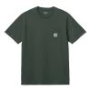 CARHARTT WORK IN PROGRESS POCKET T-SHIRT - HEMLOCK GREEN Clothing 1 CARHARTT WORK IN PROGRESS POCKET T-SHIRT - HEMLOCK GREEN Clothing
