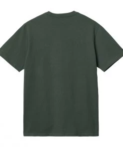CARHARTT WORK IN PROGRESS POCKET T-SHIRT - HEMLOCK GREEN Clothing 5 CARHARTT WORK IN PROGRESS POCKET T-SHIRT - HEMLOCK GREEN Clothing