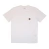 CARHARTT WORK IN PROGRESS Clothing S/S POCKET TEE - WHITE