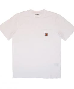 CARHARTT WORK IN PROGRESS Clothing S/S POCKET TEE - WHITE