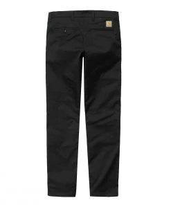 CARHARTT WORK IN PROGRESS SID PANT - BLACK RINSED Clothing