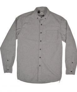 DICKIE'S 1922 X RESERVE SUPPLY COMPANY L/S SHIRT - FLAX HERRINGBONE