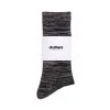 DRUTHERSWEAR EVERYDAY ORGANIC COTTON MELANGE CREW SOCK - CHARCOAL