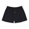 DRUTHERSWEAR ORGANIC COTTON CUBES BOXER SHORTS - BLACK