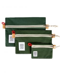 TOPO DESIGNS ACCESSORY BAG CANVAS - FOREST