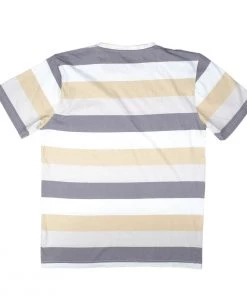 FAR AFIELD BOLD STRIPE TEE - CLOUDBURST
