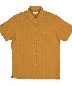FAR AFIELD COSTA SHORT SLEEVE SHIRT - TAPENADE