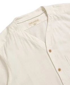 FAR AFIELD Clothing HARVEY S/S SHIRT - WHITE