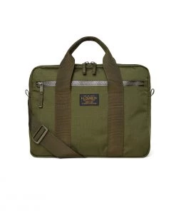 FILSON RIPSTOP NYLON COMPACT BRIEFCASE - SURPLUS GREEN