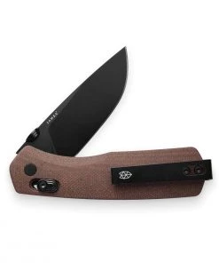 THE JAMES BRAND Knives & Tools THE CARTER MICARTA STRAIGHT - NATURAL BLACK