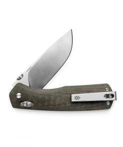 THE JAMES BRAND THE CARTER STRAIGHT - OD GREEN MICARTA / STAINLESS