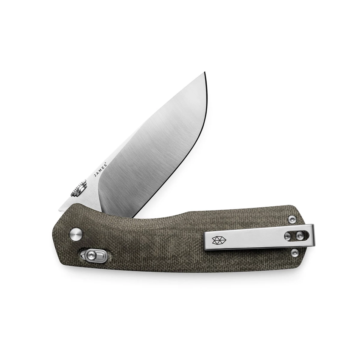 THE JAMES BRAND THE CARTER STRAIGHT - OD GREEN MICARTA / STAINLESS 3 THE JAMES BRAND THE CARTER STRAIGHT - OD GREEN MICARTA / STAINLESS