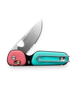 THE JAMES BRAND Knives & Tools THE REDSTONE SERRATED - CORAL & TURQUOISE