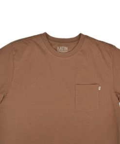 KATIN Sale BASE TEE - BARK 7 KATIN Sale BASE TEE - BARK