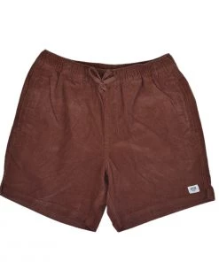 KATIN Clothing CORD LOCAL WALK SHORTS - DARK CLAY