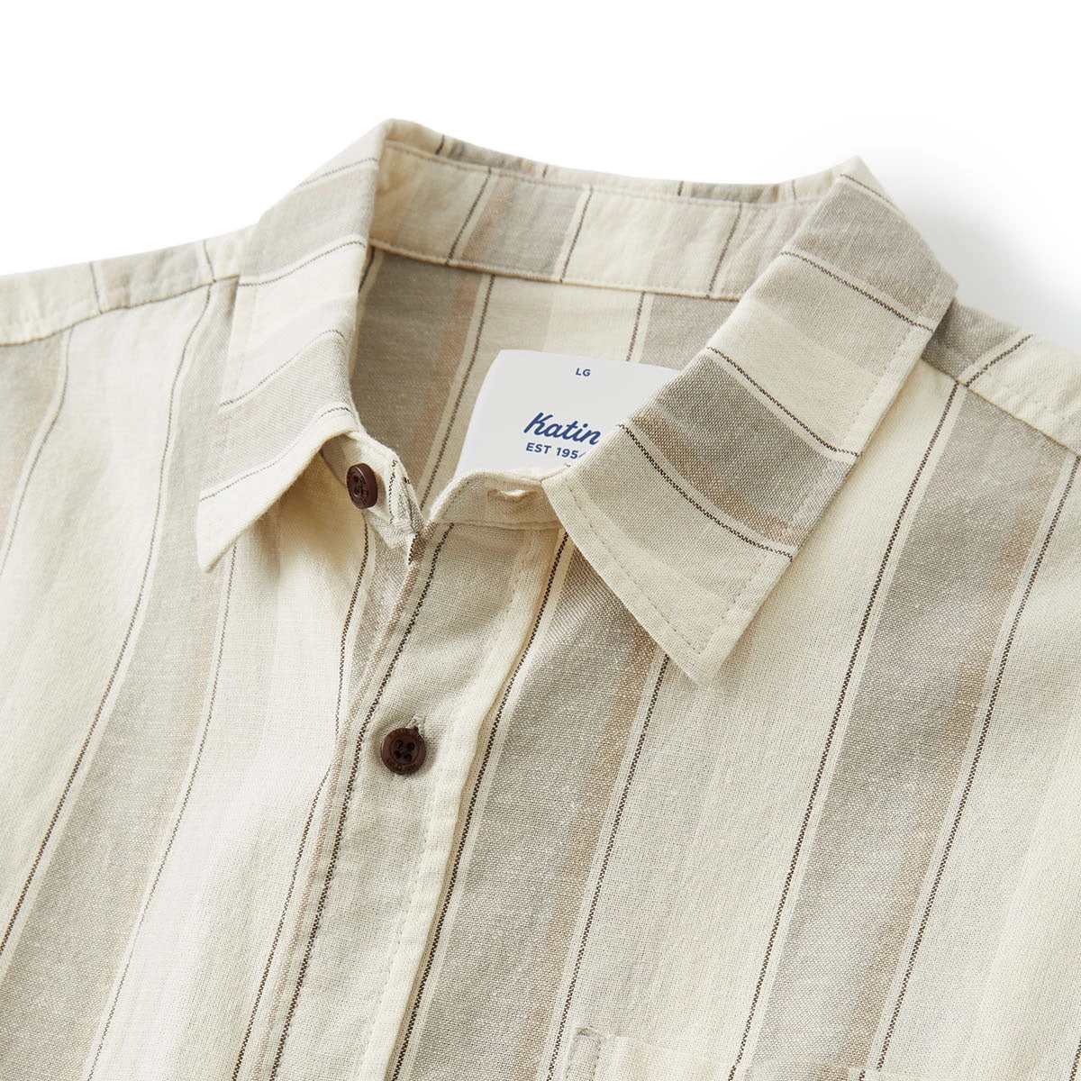 KATIN Tops KENWOOD SHORT SLEEVE SHIRT - LIGHT GREY 4 KATIN Tops KENWOOD SHORT SLEEVE SHIRT - LIGHT GREY