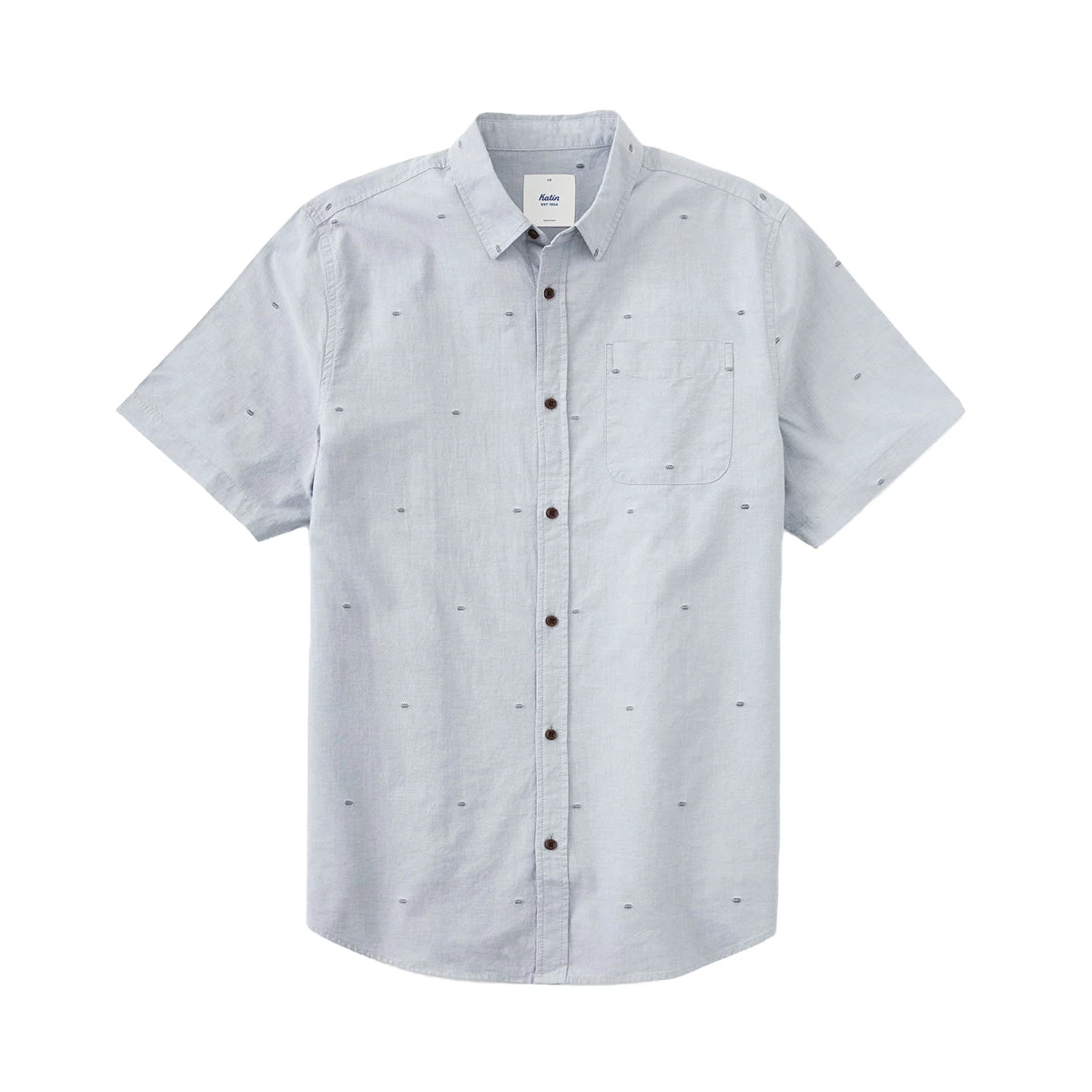 KATIN Tops TWINE SHIRT - STEEL BLUE 3 KATIN Tops TWINE SHIRT - STEEL BLUE