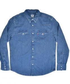 LEVI'S PREMIUM Clothing BARSTOW WESTERN - FLAT STONE LIGHT