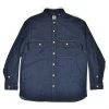 LEVI'S PREMIUM JACKSON WORKER SHIRT - COTTON HEMP RINSE DARK BLUE Clothing
